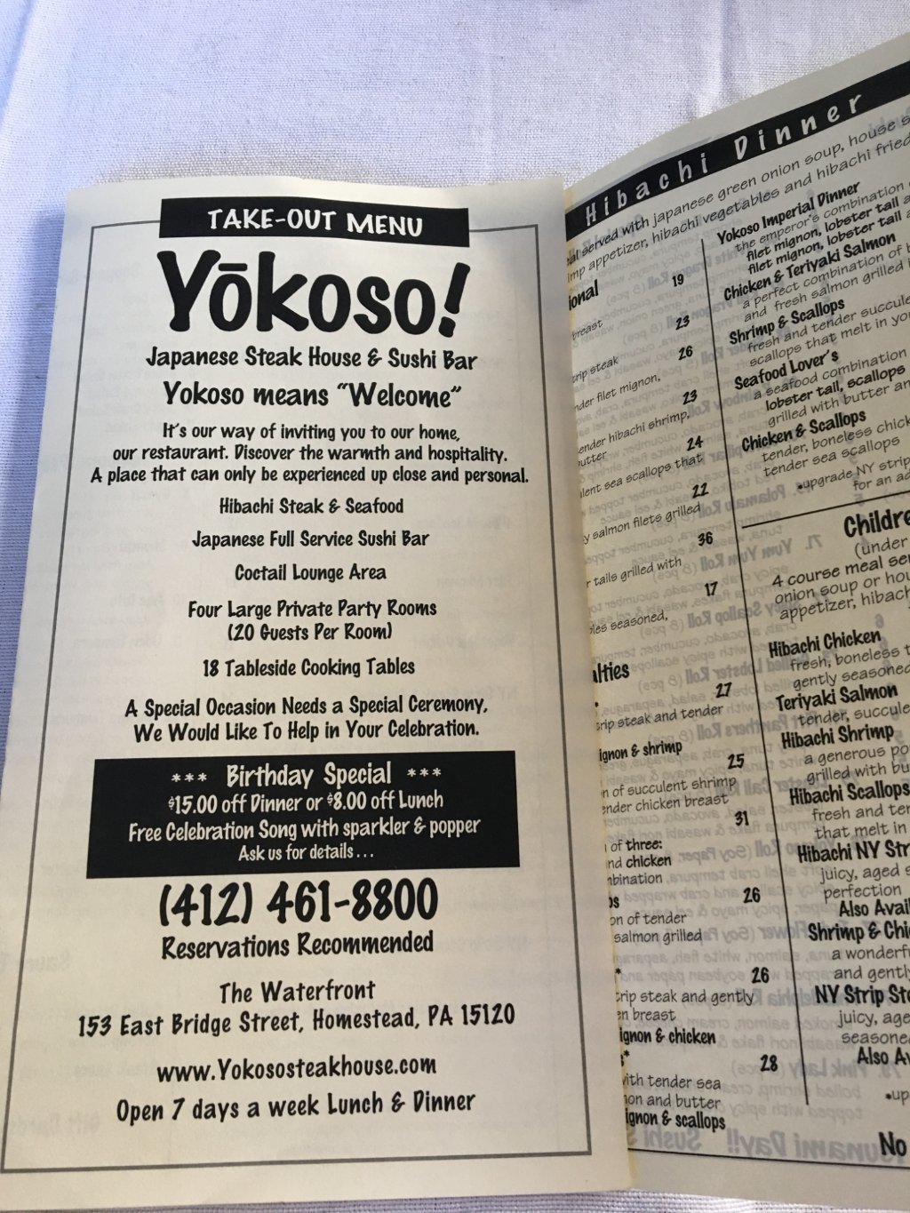 Yokoso Japanese Steak House